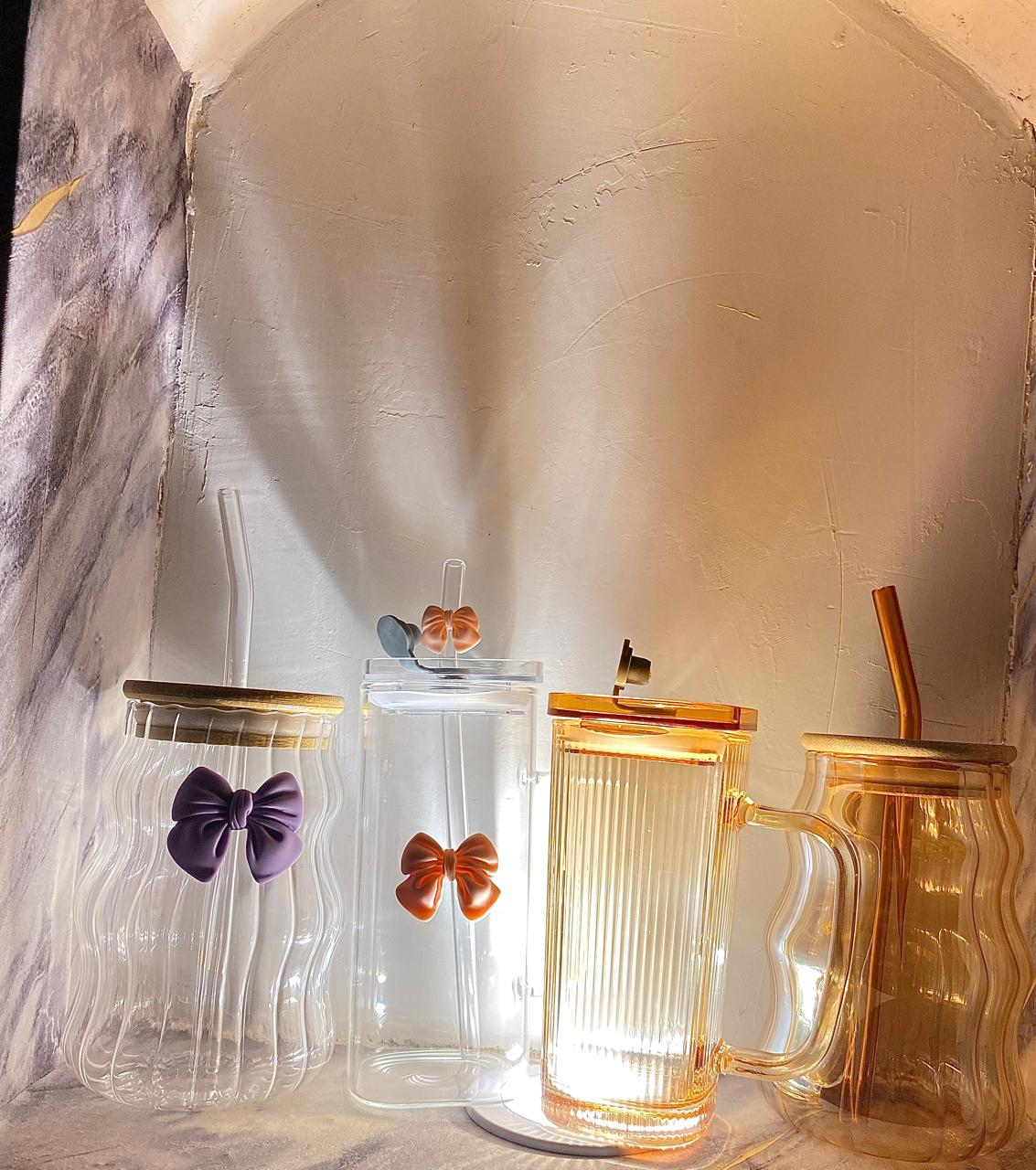 Glass tumblers collection.
